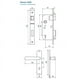 thumbnail image 4 of Cerradura Embutir Odis Simona 7040 Dormitorio - Plata, 4 of 5