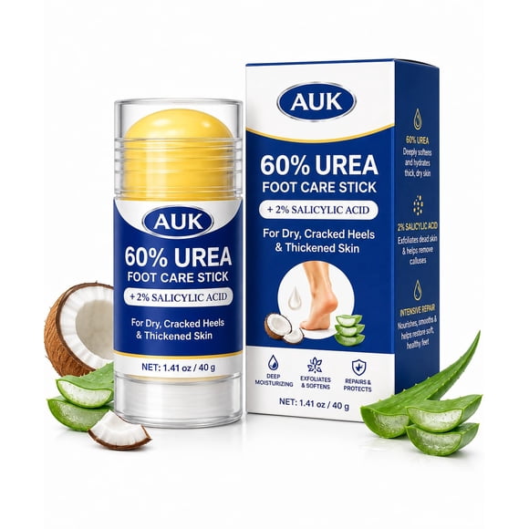 Barra de Cuidado para Pies AUK ENTERPRISES 40 g Urea y Ácido Salicílico