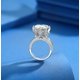 thumbnail image 2 of Anillos de Compromiso de Moissanita Corte Redondo de 10 Uds para Mujer Color D VVS1 Anillos de Diamante Anillos de Boda de Moissanita de Plata Esterlina S925 con Certificado, 2 of 8