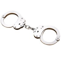 Esposas Alcyon Acero Inox Niquelado De Cadena 180Gr Norma Usa Nij 0307.01