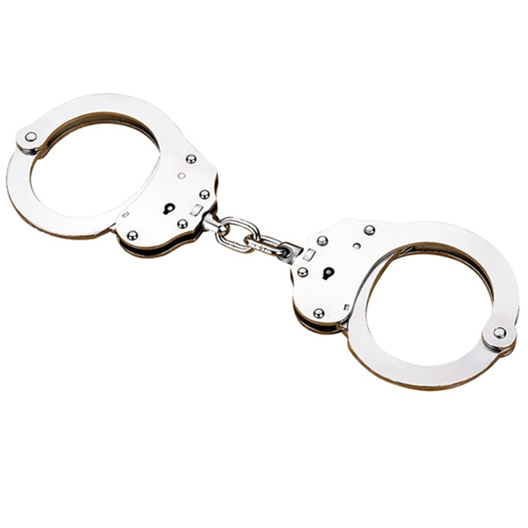 Esposas Alcyon Acero Inox Niquelado De Cadena 180gr Norma Usa Nij 0307.01