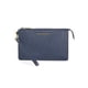 thumbnail image 1 of Cartera de mano Michael Kors Medium Daniela de cuero azul marino, 1 of 1