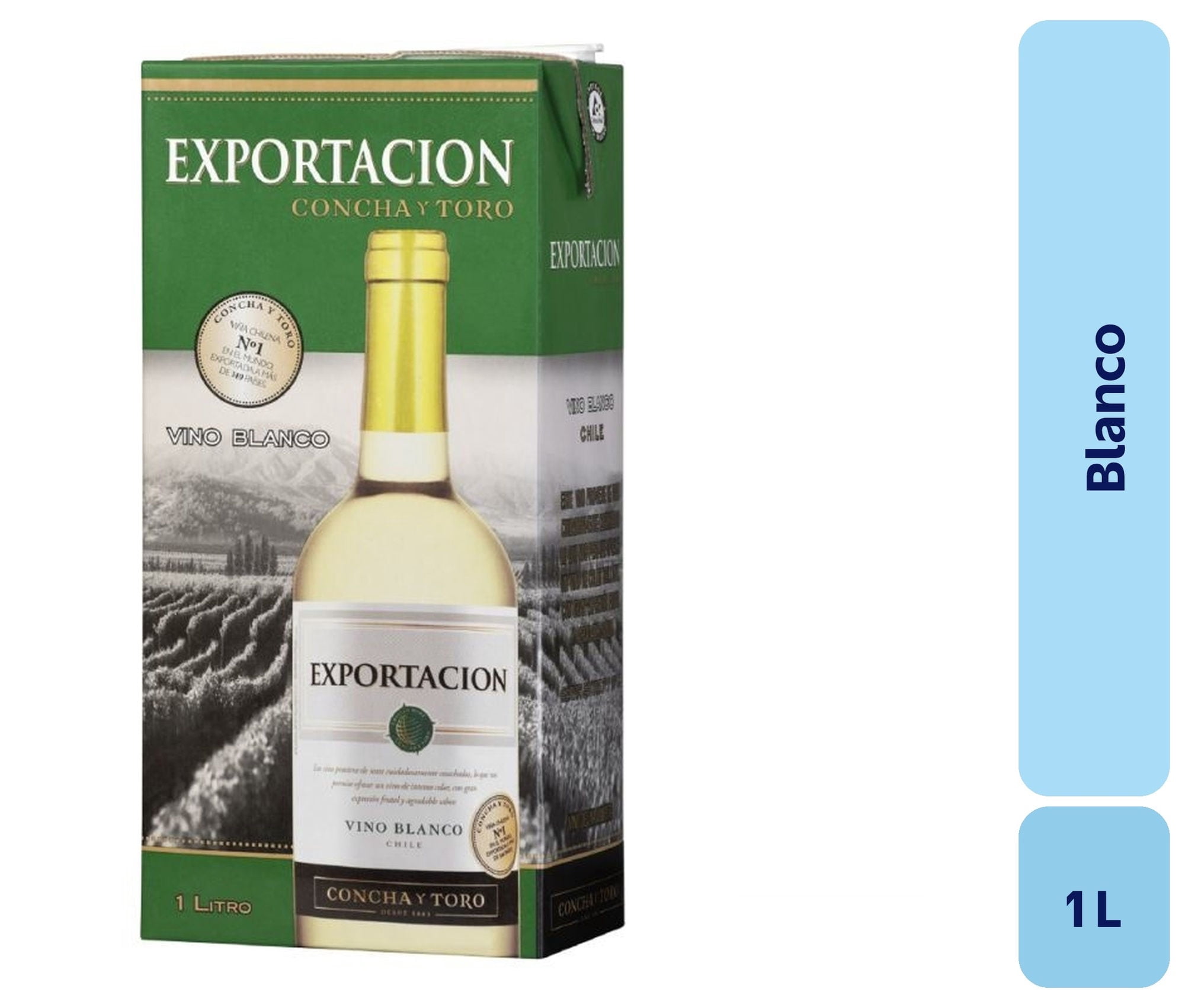 Vino Blanco Caja 1 L Exportacion