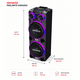 thumbnail image 2 of Parlante Bluetooth Torre Karaoke Aiwa 4000w Tws Aw-poc15 Negro, 2 of 12
