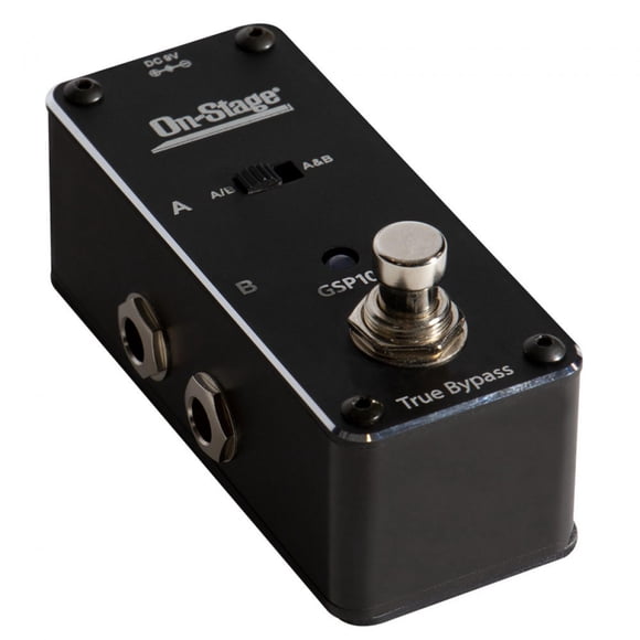 Pedal ABY Switcher GSP1000 True Bypass para montar en el escenario, aluminio