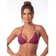 thumbnail image 1 of Bikini estilo triángulo clásico animal print brillante azul, 1 of 3