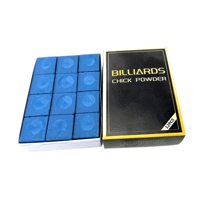 Ioensy - 12 Piezas Cue Tiza De Billar Tiza Para El Torneo De Hogar Use Estilo De Viaje A