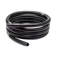 Ioensy - Manguito De Alambre Flexible Para Manguera De Tubería, Tubo Protector Corrugado Que Se Puede Abrir, Diámetro Interior De 5,6 Cm