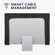 thumbnail image 2 of Funda para Monitor kwmobile 31-32" Protector contra Polvo Negra, 2 of 8