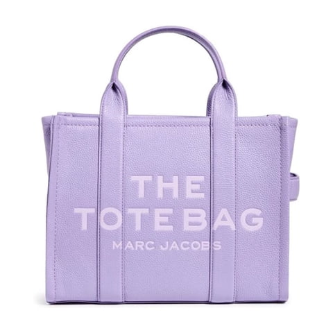 Cartera Marc Jacobs Womens The Leather Medium Tote Bag Lavender H004L01Pf21-530