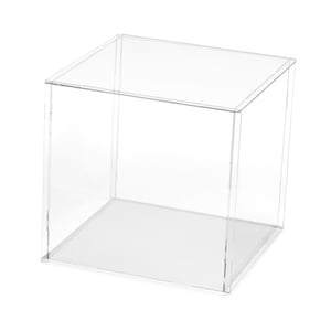 Magideal - Caja De Exhibición Transparente De Acrílico, Organizador De Figuras, Soporte De Exhibición, Contenedor Transparente Para Muñecas, Juguetes, Modelos De Autos De Recuerdo. 15X15X15Cm