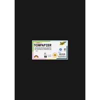 Folia - Saxofón Art Paper, 100% Sulfito, Peso Pesado, 130 G/M², A3, Negro, 50 Hojas