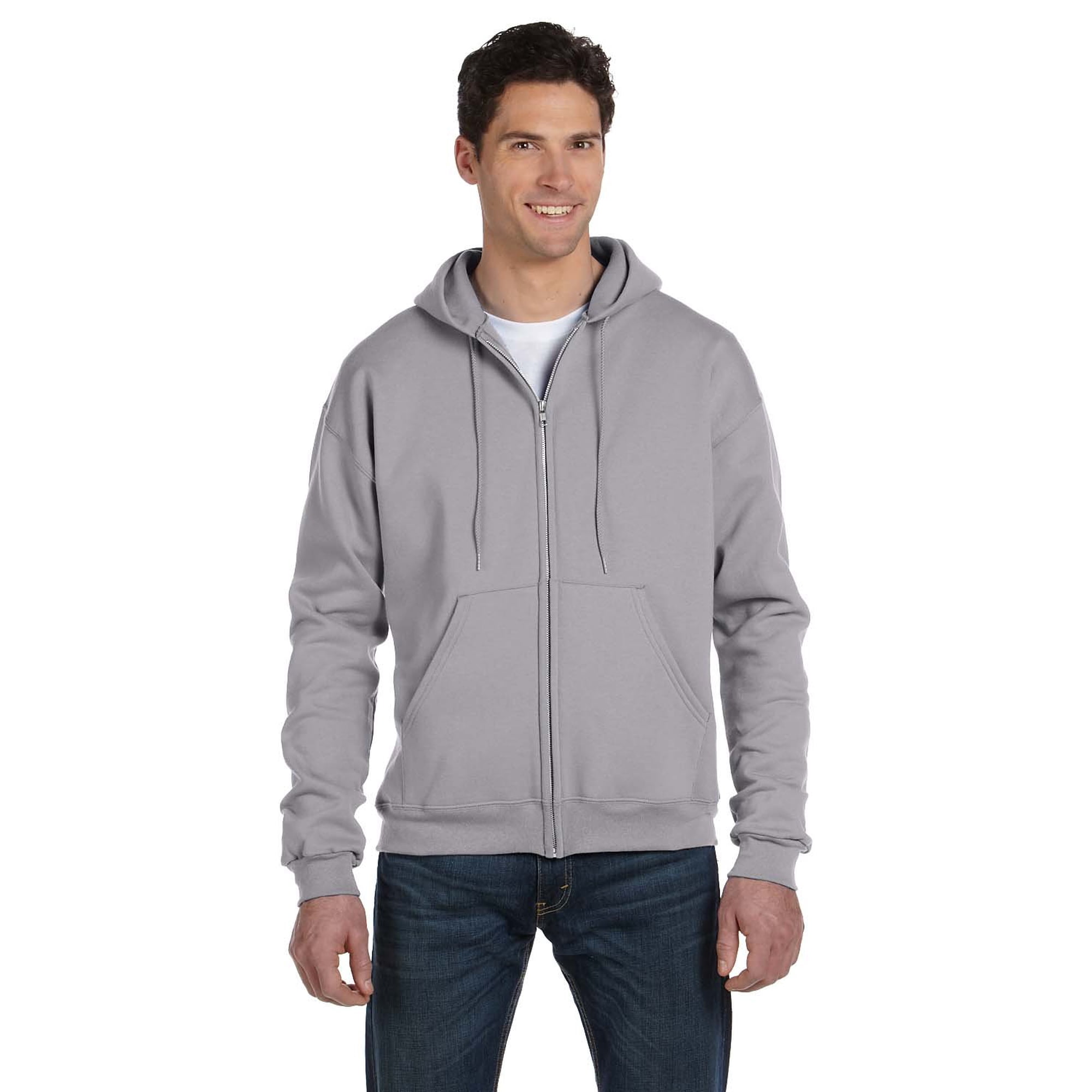 Sudadera Con Capucha Champion Adult 50/50 Con Cremallera Completa Ash - L