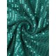 thumbnail image 5 of Agnes Orinda Conjuntos de Halloween para Mujeres Tallas Grandes Tops de Escuela Universitaria Brillantes Manga 3/4 con Abertura Cuello Redondo Brillo Destello Lentejuelas Blusa de Fiesta 2025 2X Verde, 5 of 6