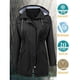 thumbnail image 2 of LOMON Abrigo impermeable largo con capucha para mujer, 2 of 3