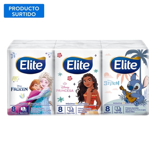 Pañuelos Triple Hoja, Producto Surtido 6 Un Elite