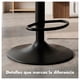 thumbnail image 3 of Pack 4 Silla Bar Taburete Piso Cocina Giratorio Ajustable Madera Moderno, 3 of 10