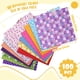 thumbnail image 2 of Tela de algodón Moukeren, cuadrados de 25 × 25 cm para manualidades, pack de 100, 2 of 3