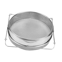 Magideal - Colador De Miel De Acero Inoxidable, Colador De Residuos De Miel, Doble, Regalos, Multifuncional, Portátil, Práctico, Filtro Fácil De Usar