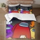 thumbnail image 5 of Among Us Bedding Comforter SetsQueen Quilt Bedding Set3 Pieces Set Bedding Twin SizeColorful Soft Lightweight Print All Season 177*218CM, 5 of 5