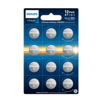 Batería Philips Cr2032 Litio Coin De 3 V, Paquete De 12
