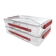 thumbnail image 3 of Cajas de almacenamiento para archivos RHONZHAO de plástico transparente con tapas de cierre, 3 of 7