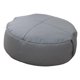thumbnail image 1 of Puf Redondo Asiento Otomano Piso Suave Reposapiés Para Dormitorio Lavable Gris Oscuro, 1 of 5
