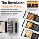 thumbnail image 4 of Tostadora Revolution R180 Connect de 2 rebanadas con pantalla táctil y accesorio Toastie Press, 4 of 7