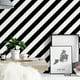 thumbnail image 4 of 1pc Black And White Stripes Contact Paper, Home Decorations, Self-Adhesive Wallpaper For Cabinets Tables Chairs Room Backgrounds, 4 of 4