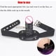 thumbnail image 2 of Leather Open Mouth Gags ,Head Harness Strap On Penis Gag Dildo, Bdsm Bondage, Sex Slave Muzzle,SM Toys For Adults, 2 of 3