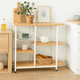 thumbnail image 3 of Mesa lateral para cocina de organización 3 niveles madera clara - Blanca, 3 of 7