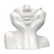 thumbnail image 2 of Escultura Resina Florero Blanco, 2 of 3