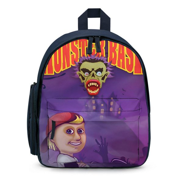 Monster Bash Mochila Escolar para Niños y Niñas, Mochila Infantil Ligera de Alta Calidad, Grande y Duradera Azul