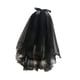 thumbnail image 2 of Velo De Encaje Negro, Velo De Boda De Moda Para Accesorios De Fotografía De Puesta En Escena Con Decoración De Lazo Con Clip, 2 of 3