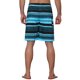 thumbnail image 3 of INSPIRE CHIC Pantalones Cortos de Playa con Cordón para Hombre con Rayas Impresas y Bloque de Color 28 Azul, 3 of 5