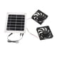 thumbnail image 5 of Extractor Solar Con 2 Ventiladores, Kit De Ventilador Solar Para Cobertizo, Invernadero, Gallinero, 5 of 5
