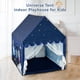 thumbnail image 4 of Carpa de juegos para niños Sherilyn Large Castle Outer Space Rocket Blue, 4 of 8