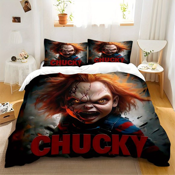 3pcs Bedding set Bedding Cushion Cover Youngsters Play Printed Pattern Bedding Set Super Soft And Comfortable Breathable Duvet Cover