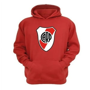 Genérico - Polerón Canguro River Plate Rojo Talla M Unisex