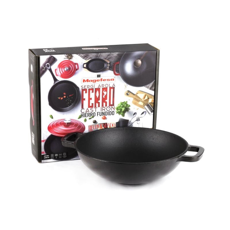 Magefesa - Wok 30 Cm Fierro Negro
