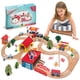 thumbnail image 1 of Set De Trenes De Madera De 69 Piezas Con Rieles Y Trenes De Más De 3 Años, 1 of 8