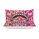 thumbnail image 4 of Rose Red Pink Bape Shake Camo Comforter Set Soft 3 Pcs Twin Bedding Sets Thicken for All Season, 4 of 5