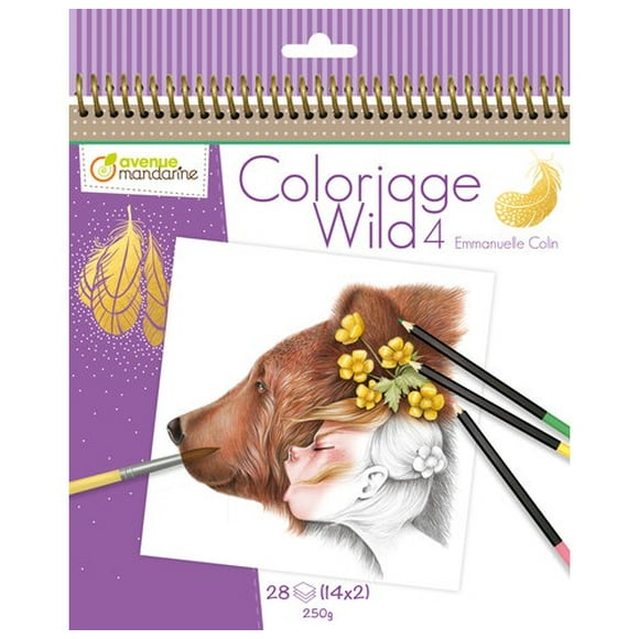Libro para colorear Wild 4