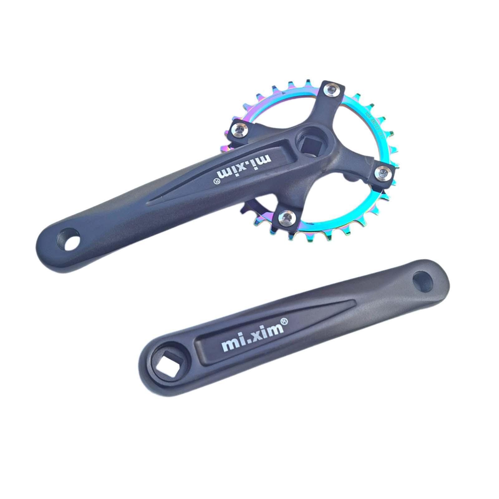 Ioensy - Cranqueo De Bicicleta De Carretera 104 Bcd Crank Set Para El Reemplazo De Ciclismo Bmx Road Bicyle 30T