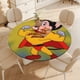 thumbnail image 4 of Mighty Mouse Las Nuevas Aventuras theme Fitted Round Tablecloths Elastic Edged Table Covers Waterproof Table Cloth For Kitchen Holiday Party Tables Decor 150cm, 4 of 6