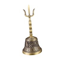 Magideal - Meditación Bell, Campana De Mano, Sonido Fuerte, Ritual Multipropósito, Latón Puro, Budista, Religioso, Musical, Taoísmo, Dharma Objeto Set De Campana