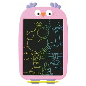 Genérico - Juguete Pizarra Magica Led Con Plumon Rosado Diseño Infantil