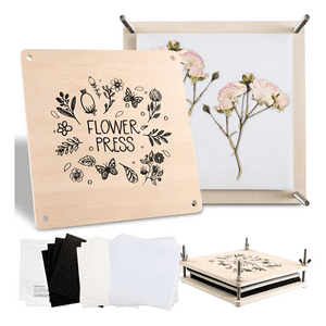 Genérico - Kit Prensas De Flores Y Plantas Estampado Floral