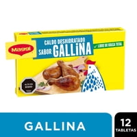 Caldo Sabor Gallina (12 Tabletas) Caja 132 G Maggi