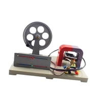 Magideal - Generador De Manos Equipo De Enseñanza Experimento De Física Generador De Electricidad Toy De Entrenamiento De Motor Eléctrico Para La Escuela Secunda